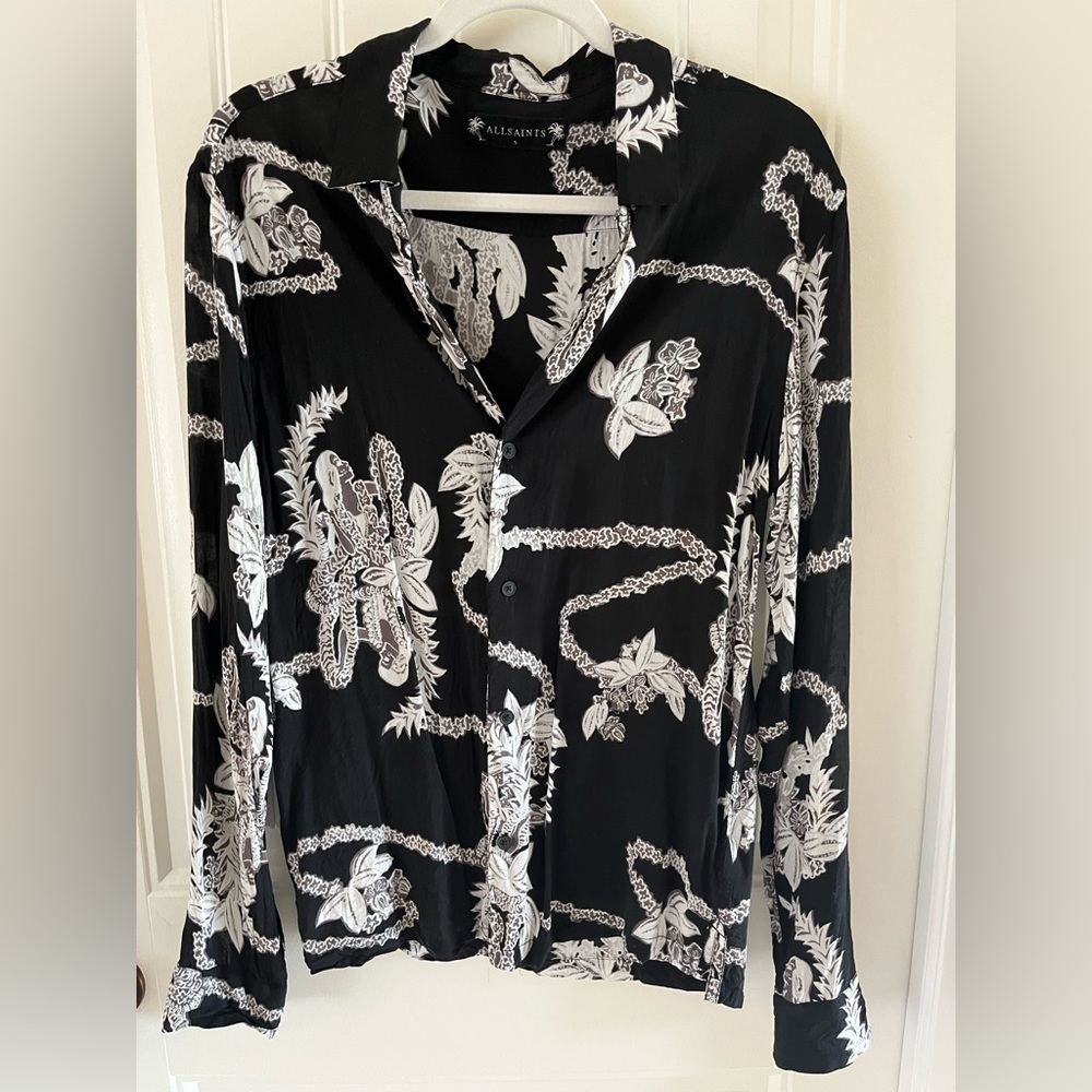 AllSaints men’s long sleeve button down